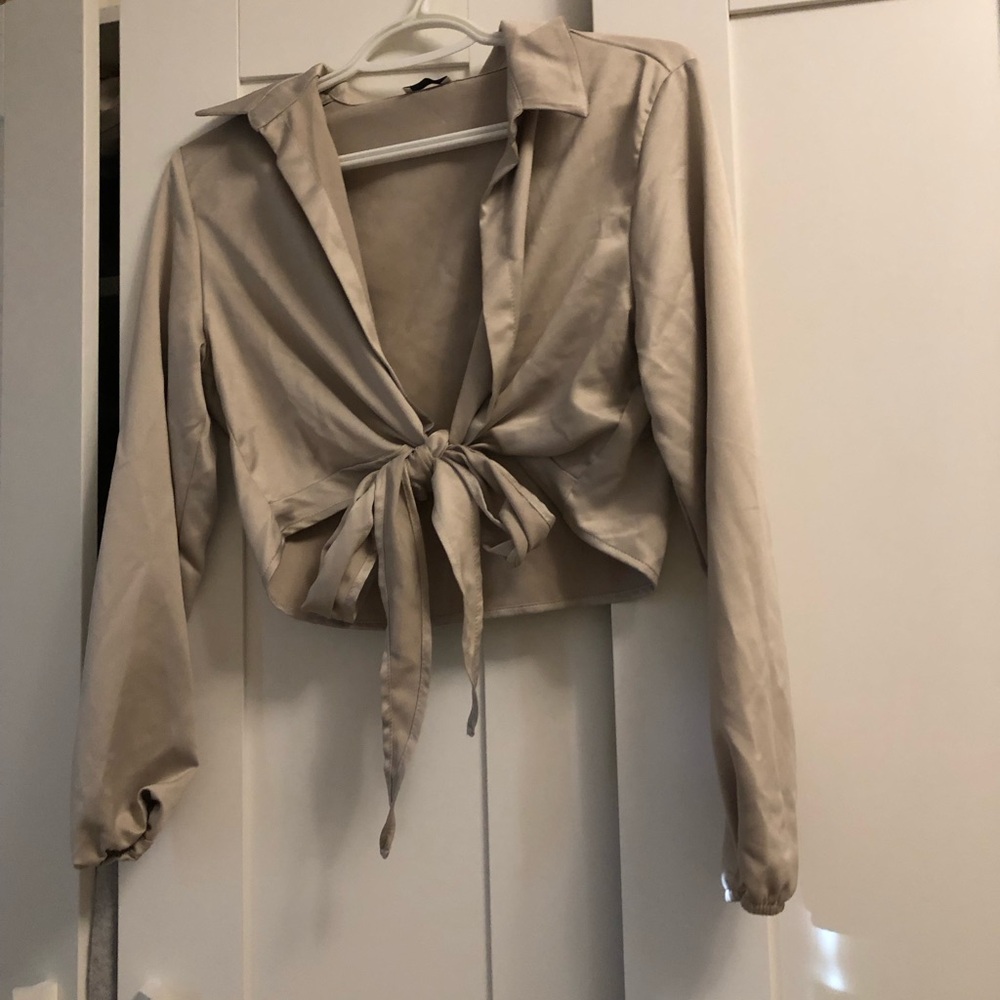 Brandy Melville Tie Front Top